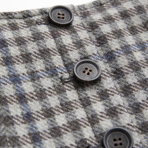 ROMI STUDIO“独特复古”重磅亚麻牛仔砂洗流苏半身裙 RWCRXJ4606 商品图2