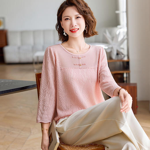 W504-F7726-95-168妈妈装秋 商品图2