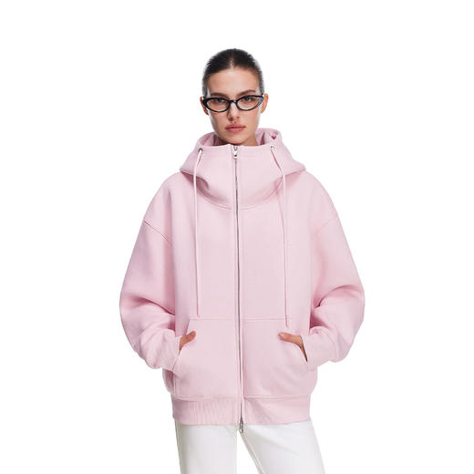 FDR旗舰店 7A抗菌蓄热保暖空气层连帽卫衣外套男女秋冬季运动上衣 商品图2