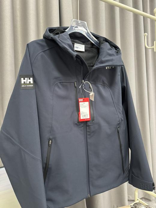 点此购买 海丽汉森春秋季男女情侣款科技户外软壳抓绒冲锋衣 kad 328533 商品图3