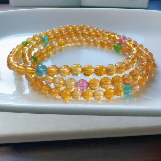 4.7mm多圈黄碧玺手串 商品图2