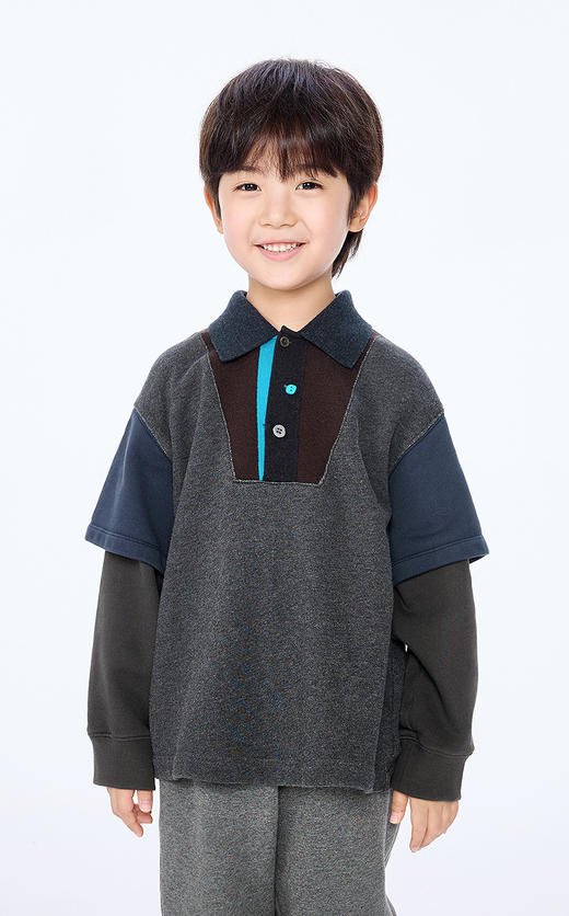 jnby  25年秋款  套头卫衣  1P9411580 商品图3