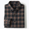 【全棉】罗蒙秋冬格子长袖衬衫男士厚款舒适柔软百搭简约通勤长袖保暖衬衣 商品缩略图9