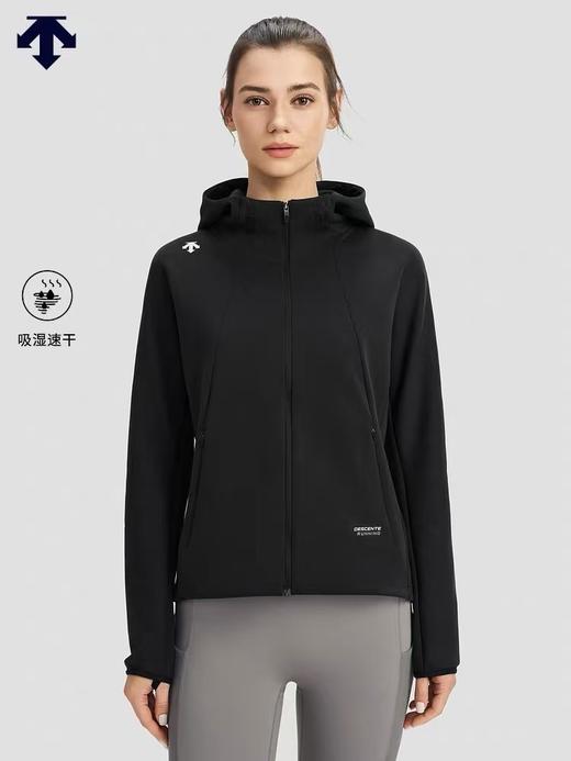 点此购买 迪桑特秋季360系列女款连帽针织开衫外套 LL 328503 商品图2