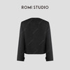 ROMI STUDIO“利落之姿”100骆驼绒精裁线条圆领毛呢外套RWCWW85207 商品缩略图1