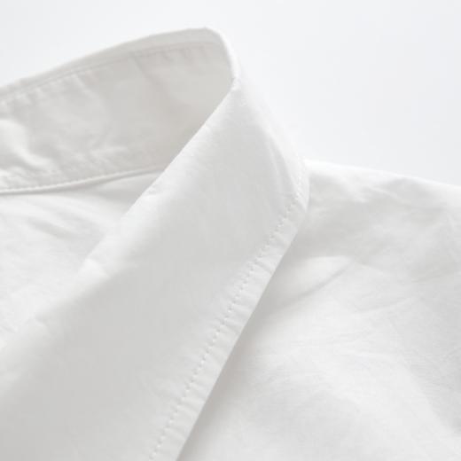 ROMI STUDIO“慵懒随性”棉质舒适自在宽松不对称领衬衫 RWCAS65985 商品图3