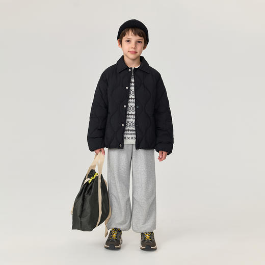 【无氟防泼水】马克珍妮男女童云感超轻羽绒服2025年秋冬新款551627 商品图1