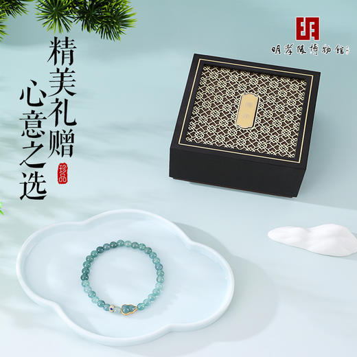 【缅甸天然A货冰种蓝水翡翠国风小葫芦手串】热卖中！！缅甸天然A货冰种蓝水翡翠国风小葫芦手串6mm 一物一证 商品图7