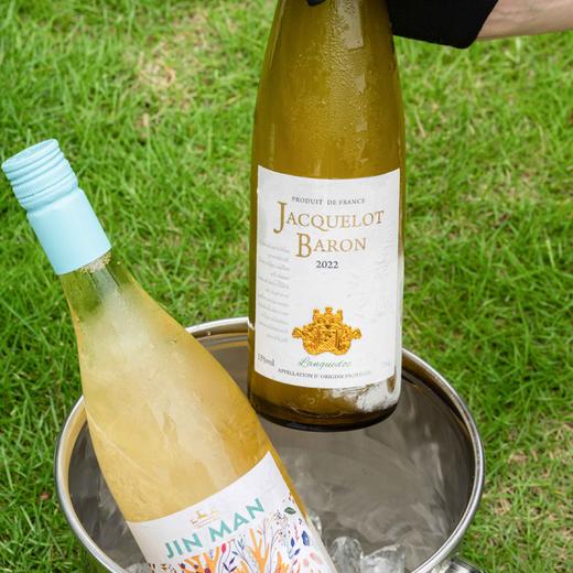 【法国/智利原瓶进口 干白+甜白】JACQUELOT BARON干白葡萄酒13%vol +JIN MAN甜白葡萄酒12%vol（ 750ml*2瓶送镭射手提高档冰袋） 商品图11