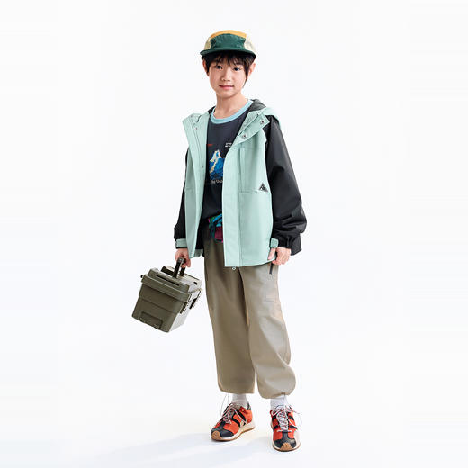 【实体店同款】男童全腰梭织长裤冬季新款安奈儿童装AB546119 商品图5