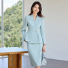 IWY/高级感蓝色西装套裙女气质优雅正式场合职业半裙套装工作服25CS808 商品缩略图0