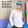 壁虎瑜伽【2508SY380】螺纹速干防晒衣【5天发货】 商品缩略图0
