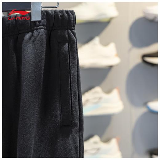李宁卫裤男子2025秋季新款反伍BADFIVE束脚宽松运动长裤AKLVC07 商品图7