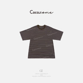 COCO ZONE 刘一一“咖棕调”100棉圆领精致感短袖T恤 CD2A1454