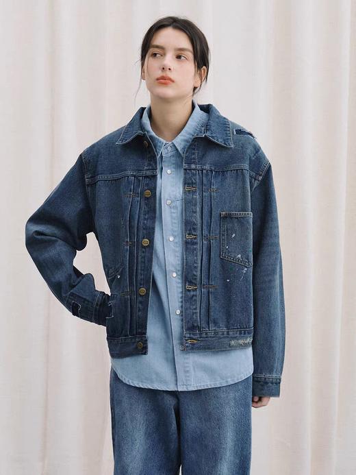 LIVINGTOWN/LT全棉破坏牛仔夹克 商品图2