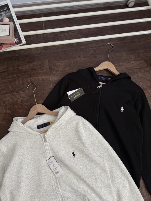 春季新款拉夫劳伦重磅精梳棉棉质毛圈面料拉链开衫外套 商品图4