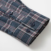 【含绵羊毛】罗蒙秋冬长袖格纹衬衫男士翻领时尚百搭通勤磨毛保暖舒适男士长袖衬衣 商品缩略图5