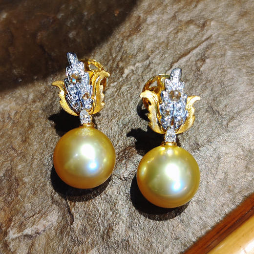 复古南洋金珠耳坠 商品图0