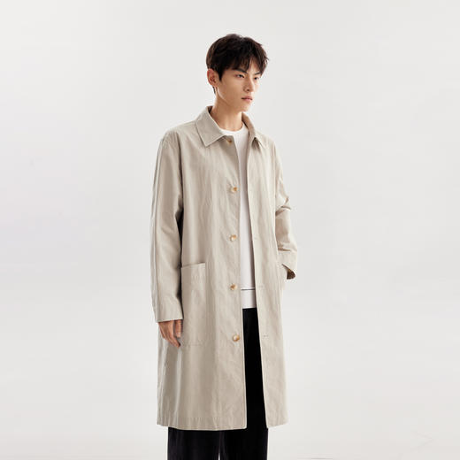 【男装】【商场同款】麦檬春秋中长风衣9G2160041 商品图0