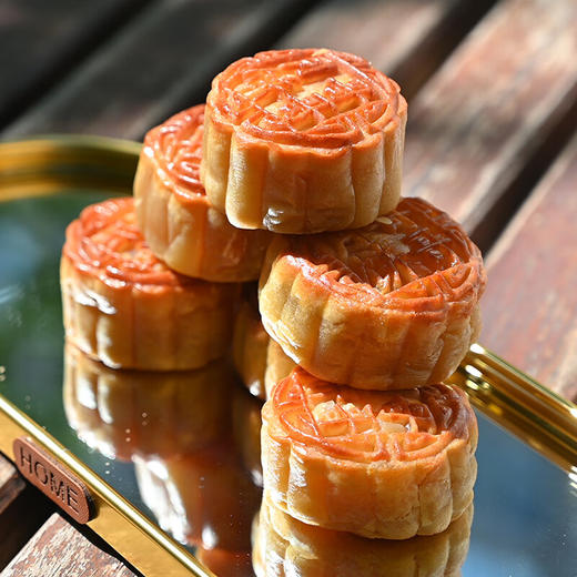 2025年中秋月饼哥哥 莲蓉蛋黄经典装 60g*6个/盒手工月饼保质期10-15天 商品图9