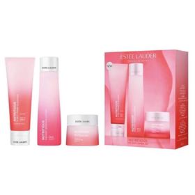 【全球购】ESTEE LAUDER雅诗兰黛红石榴三件套装洗面奶125ml+爽肤水滋润型200ml+晚霜面霜50ml·🕹️上海发货现货速达