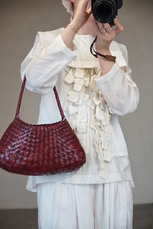 BUNON 真丝海军领长袖衬衫上衣 商品图6