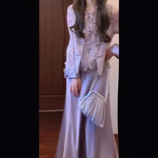 裁缝学苑AS563新中式国风盘扣外套马甲半身裙子三件套纸样女装套装样板 商品图2