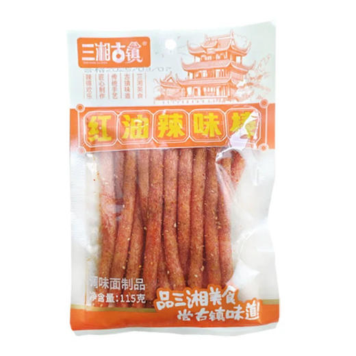 三湘古镇辣条红油辣味棒115g 商品图0