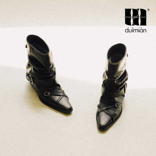 对面duimian-短靴西部堆堆靴 商品图1