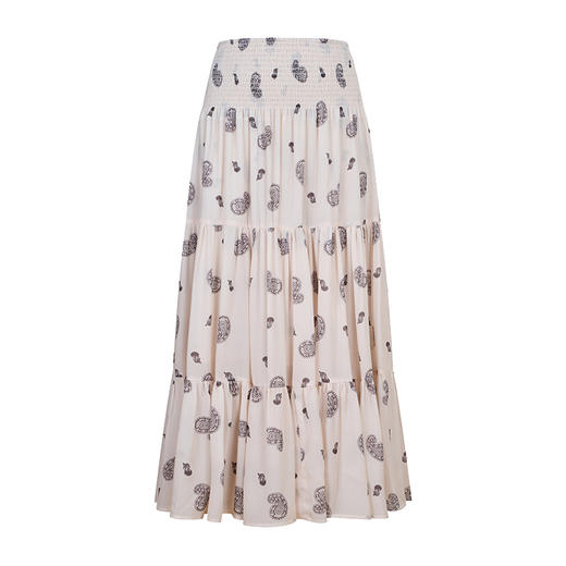 HeyDress腰果花打揽拼接A摆半裙 商品图4