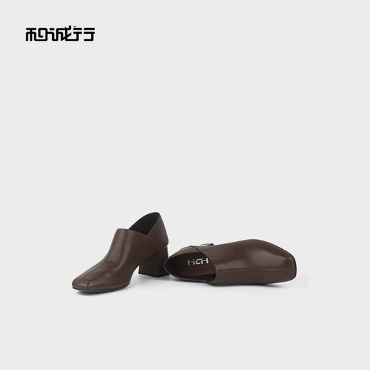 和诚行秋季新款时尚通勤百搭女式满口鞋1830056 商品图5