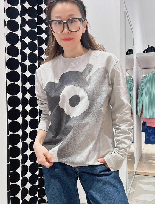 芬兰品牌游霓可花朵长袖t恤 商品图8