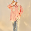 SS N6098时髦轻国风拼接衬衫休闲宽松立领上衣 商品缩略图3