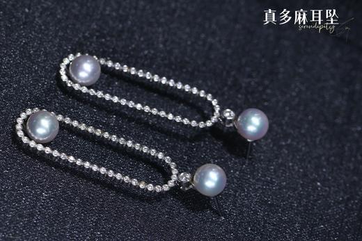 7-7.5mm真多麻珍珠耳坠 商品图3