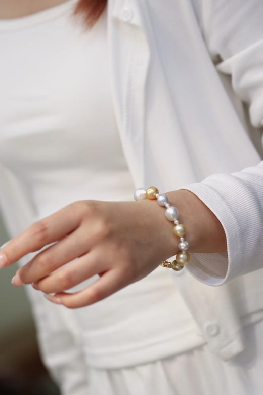 9-13mm澳白金珠手链 商品图5