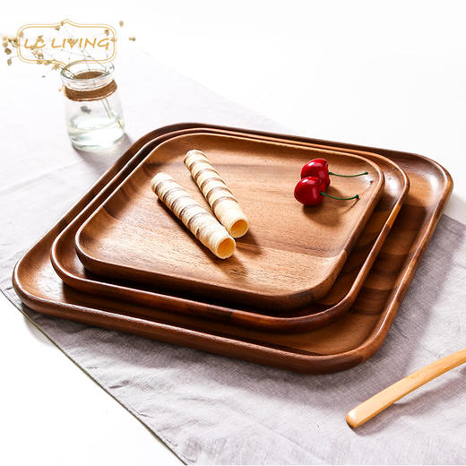 【方形】lcliving相思木日式盘子 商品图0