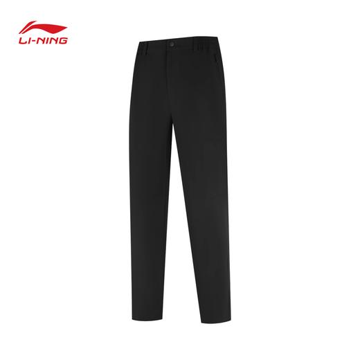 李宁男子直筒加绒保暖运动长裤AYKV167 商品图0