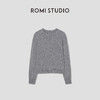 ROMI STUDIO"格雷系列"绵羊毛山羊绒混纺圆领长袖毛衣 RWBWS41508 商品缩略图2