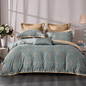 多喜爱 60S全棉缎纹四件套香影罗缎/月映兰亭hl【新疆长绒棉】【柔软细腻】细腻柔滑 丝般光泽 多款可选FX