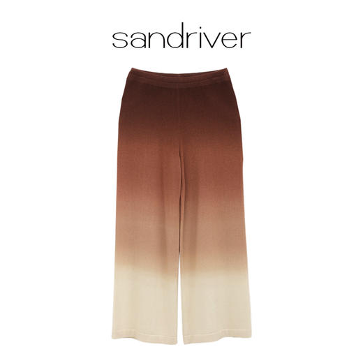 羊绒吊染宽腿裤 白色阔腿裤  SJF97K275N SJF97K275A 商品图7