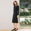 IWY/高级感灰色连衣裙女新款气质干练正式场合职业西装裙J25Q232 商品缩略图3