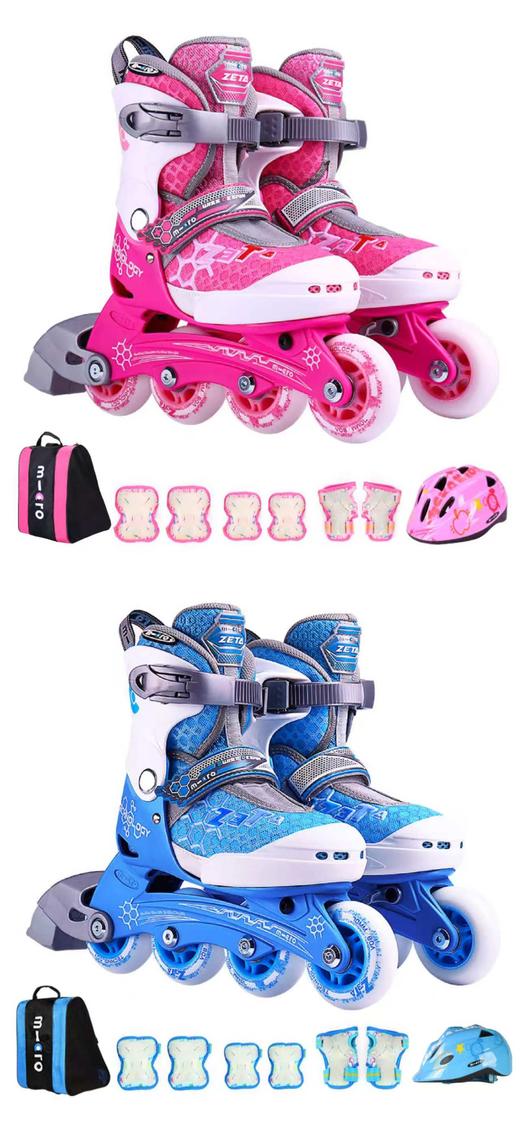 ZETA m-cro 迈古 轮滑鞋儿童溜冰鞋初学者全套专业滑轮鞋女童滑冰鞋男童旱冰鞋 商品图2