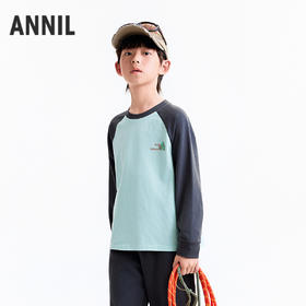 【实体店同款】男童圆领长袖针织衫秋季新款安奈儿童装AB531148