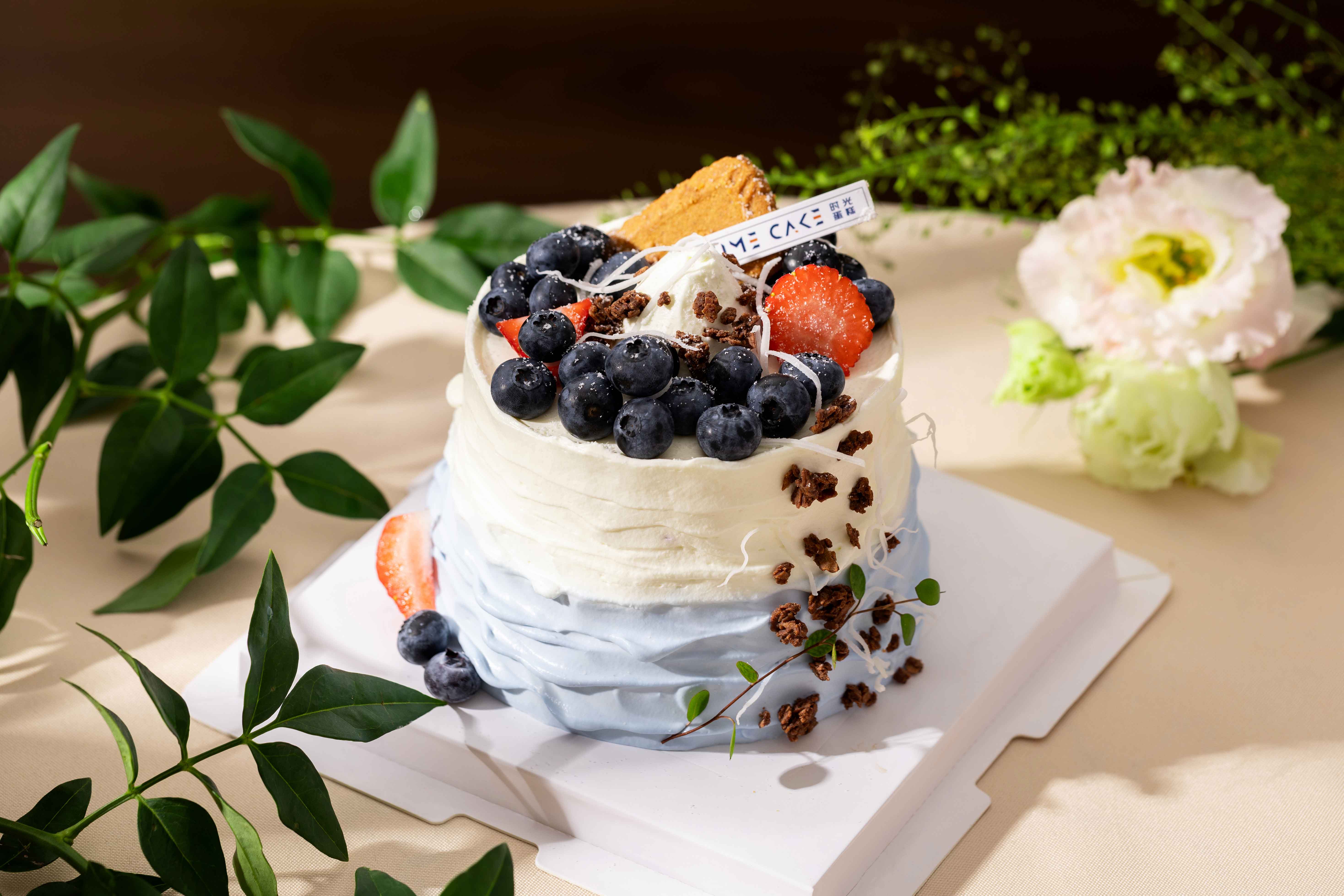 满满花青素（酸奶莓果蛋糕）