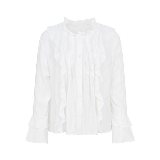 HeyDress荷叶边浪漫法式衬衫 商品图4