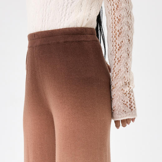 羊绒吊染宽腿裤 白色阔腿裤  SJF97K275N SJF97K275A 商品图11