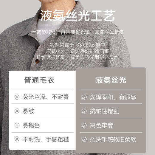秋冬针织扁机领牦牛绒保暖毛衣-FS10 商品图8