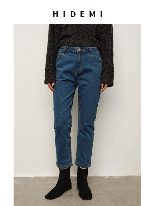 HIDEMI 可再生丹宁环保系列铅笔牛仔裤 商品图0