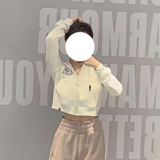 【S/XL码，如无货将做退款】
安德玛UA春夏Project Rock强森女子棉织训练运动外套 1379002-130 商品图4