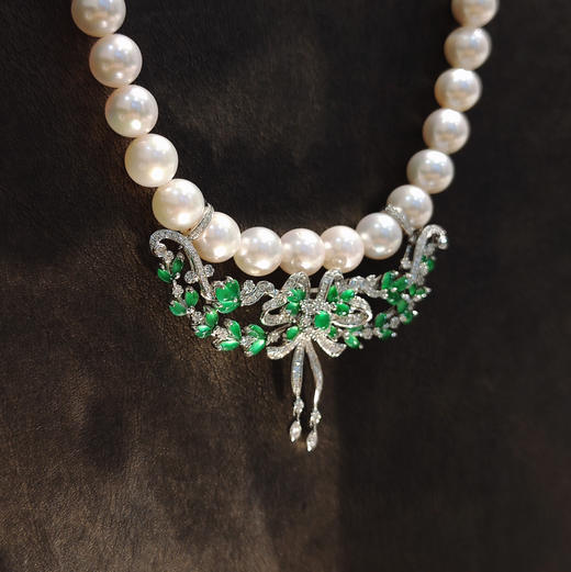 〔珠玉满堂〕两用珍珠翡翠项链 商品图4